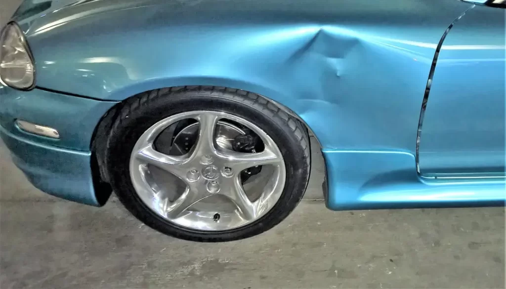 Minimal car damage