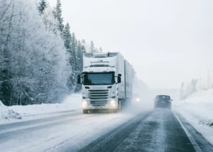 Extreme Caution Required for Truckers Driving in Winter Weather